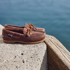 Chatham Ladies Olivia G2 Premium Nubuck Slip On Deck Shoes