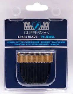 Clipperman F5 Titanium & Ceramic Blade Set For Jewel