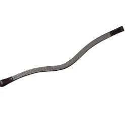 Collegiate Curved Silver Chain Browband