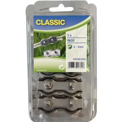 Corral Rope Connector Stainless Steel - 5 Pack