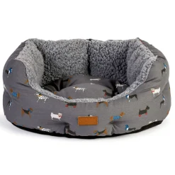 Danish Design Fatface Marching Dogs Deluxe Slumber Bed