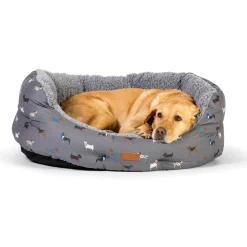 Danish Design Fatface Marching Dogs Deluxe Slumber Bed