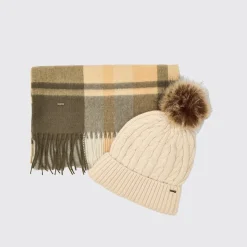 Dubarry Women's Foley Matching Hat and Scarf Gift Set