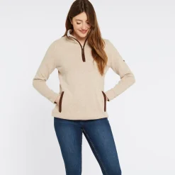 Dubarry Womens Morrisey Zip Neck Sweater