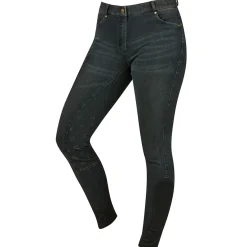 Dublin Shona Full Grip Silicone Print Denim Breeches