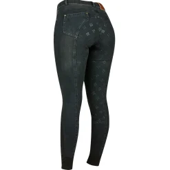 Dublin Shona Full Grip Silicone Print Denim Breeches