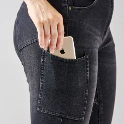 Dublin Shona Full Grip Silicone Print Denim Breeches