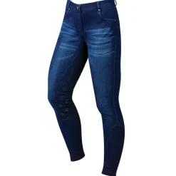 Dublin Shona Full Grip Silicone Print Denim Breeches