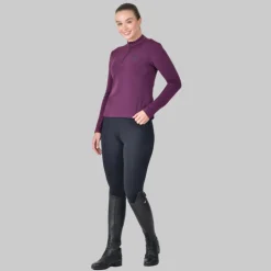Dublin Ladies Brushed Long Sleeve Riding Top