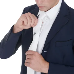 Equestro Competition Tie With Embroidered Logo