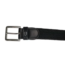 Equestro Elasticized Belt Crossed Pattern