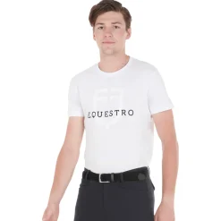 Equestro Elasticized Belt Crossed Pattern