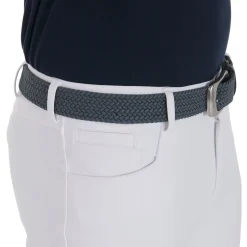 Equestro Elasticized Belt Crossed Pattern