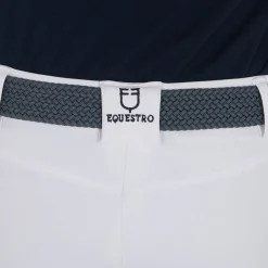 Equestro Elasticized Belt Crossed Pattern