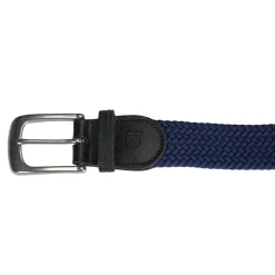 Equestro Elasticized Belt Crossed Pattern