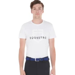 Equestro Elasticized Belt Crossed Pattern