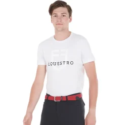Equestro Elasticized Belt Crossed Pattern