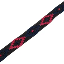 Equestro English Belt With Southwest Decoration
