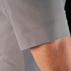 Equestro Equestro Ridertechnology Men's Competition Polo Shirt Short Sleeves And Buttons