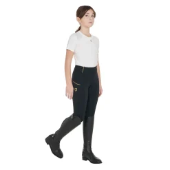 Equestro Girls' Fleece Lining Leggings