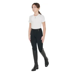 Equestro Girls' Fleece Lining Leggings