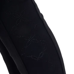 Equestro Girls' Leggings With Perforated Decorations