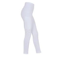 Equestro Girls' Leggings With Perforated Decorations