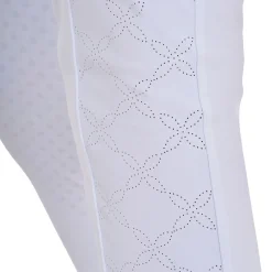 Equestro Girls' Leggings With Perforated Decorations