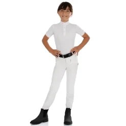 Equestro Leilani Model Junior Jodhpur Breeches In Stretch Material