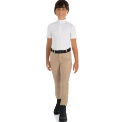 Equestro Leilani Model Junior Jodhpur Breeches In Stretch Material