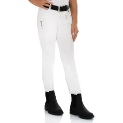 Equestro Leilani Model Junior Jodhpur Breeches In Stretch Material