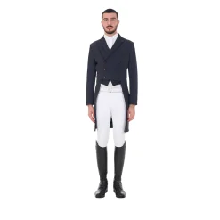 Equestro Men's Competition Dressage Tailcoat In Technical Fabric