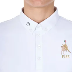 Equestro Men's Competition Polo Shirt Equestro X Fise