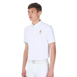 Equestro Men's Competition Polo Shirt Equestro X Fise