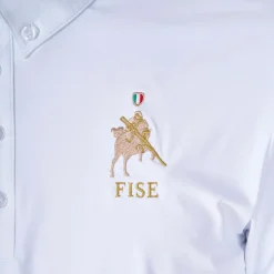 Equestro Men's Competition Polo Shirt Equestro X Fise
