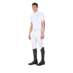 Equestro Men's Competition Polo Shirt Equestro X Fise