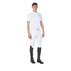 Equestro Men's Competition Polo Shirt Equestro X Fise