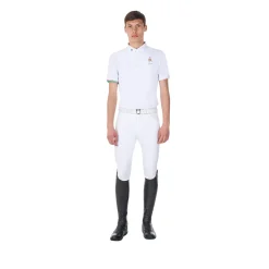 Equestro Men's Competition Polo Shirt Equestro X Fise