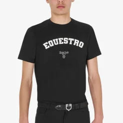Equestro Men's Horse Club Cotton T-Shirt