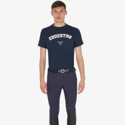 Equestro Men's Horse Club Cotton T-Shirt