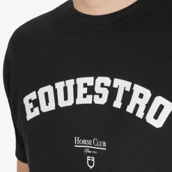 Equestro Men's Horse Club Cotton T-Shirt