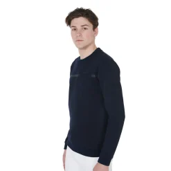 Equestro Men's Interlock Crewneck Sweatshirt