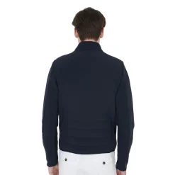 Equestro Men's Jacket In Perforated Technical Fabric