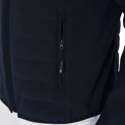 Equestro Men's Jacket In Perforated Technical Fabric
