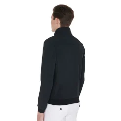 Equestro Men's Jacket In Technical Fabric With Pull-Out Hood