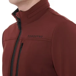 Equestro Men's Jacket In Technical Fabric With Pull-Out Hood