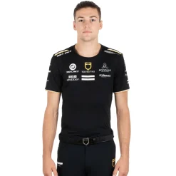 Equestro Men's Multi Logo T-Shirt Technical Fabric