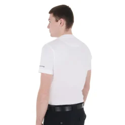 Equestro Men's Ride It Live It Slim Fit T-Shirt With Logo
