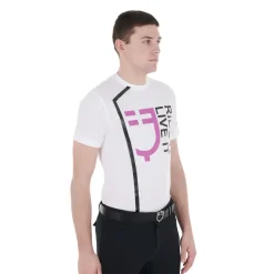 Equestro Men's Ride It Live It Slim Fit T-Shirt With Logo