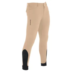 Equestro Men's Slim Fit Grip Breeches With Logo